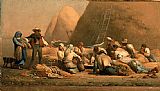 Jean Francois Millet Harvesters Resting painting